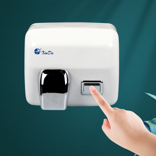 Elektrischer Händetrockner aus Edelstahl für das Badezimmer