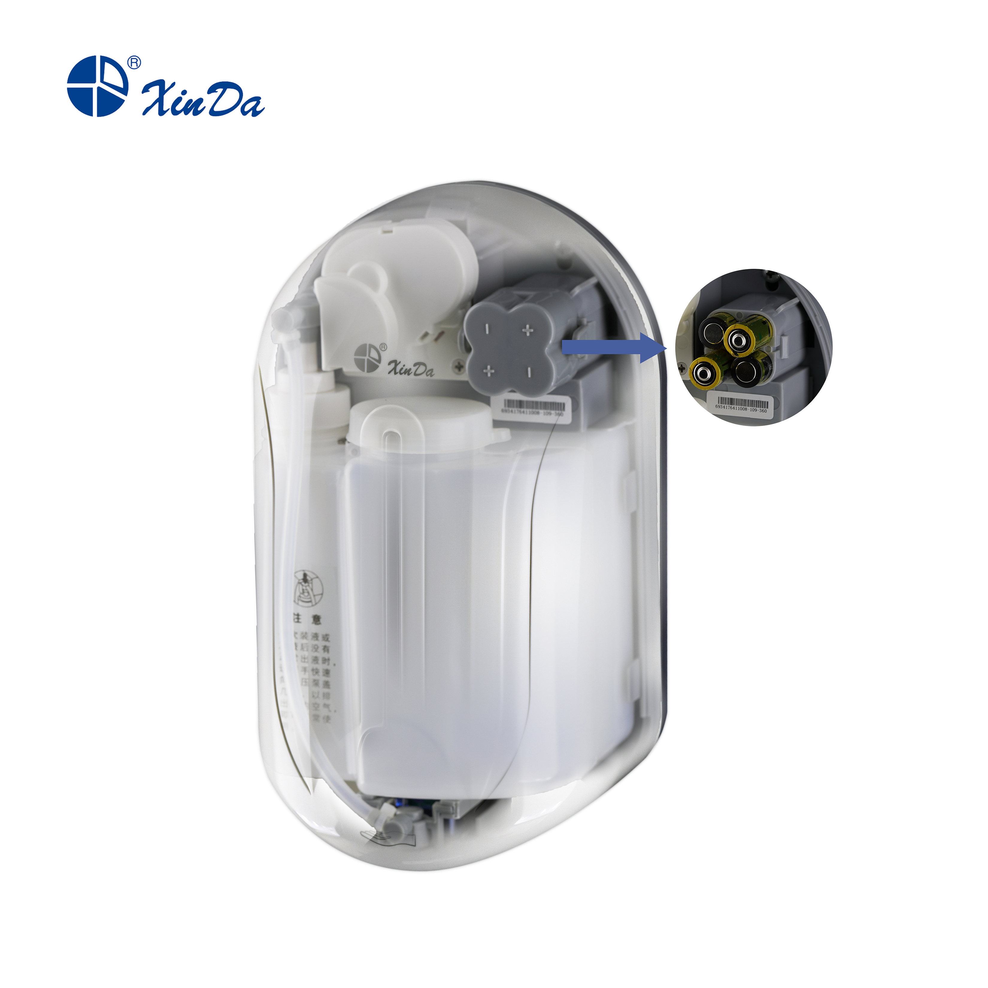 XinDa ZYQ110 Niedriger Preis Großhandel Spray Drip Foaming ABS Kunststoff Flüssigseife Automatischer Seifenspender