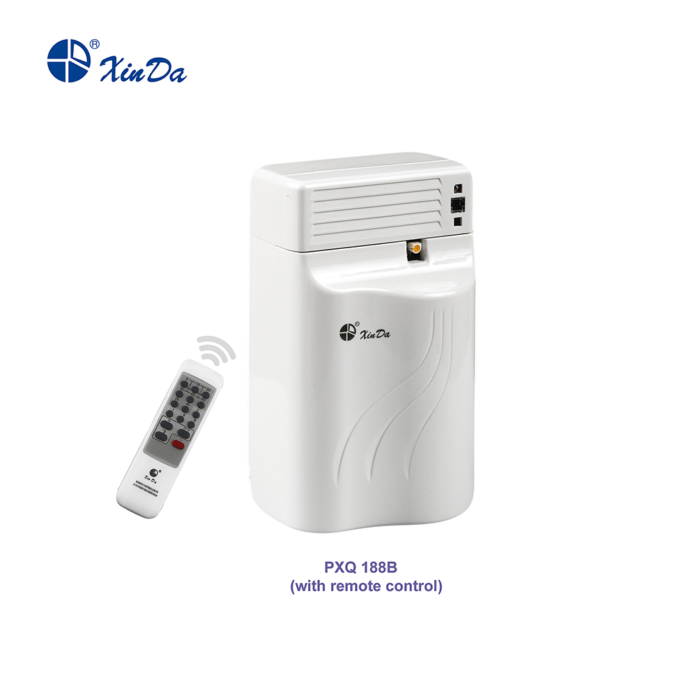 XinDa PXQ188B Hochwertiger elektrischer Parfümspender mit individuellem Logo, automatischer Hotel-Lufterfrischer, Parfüm-Aerosolspender