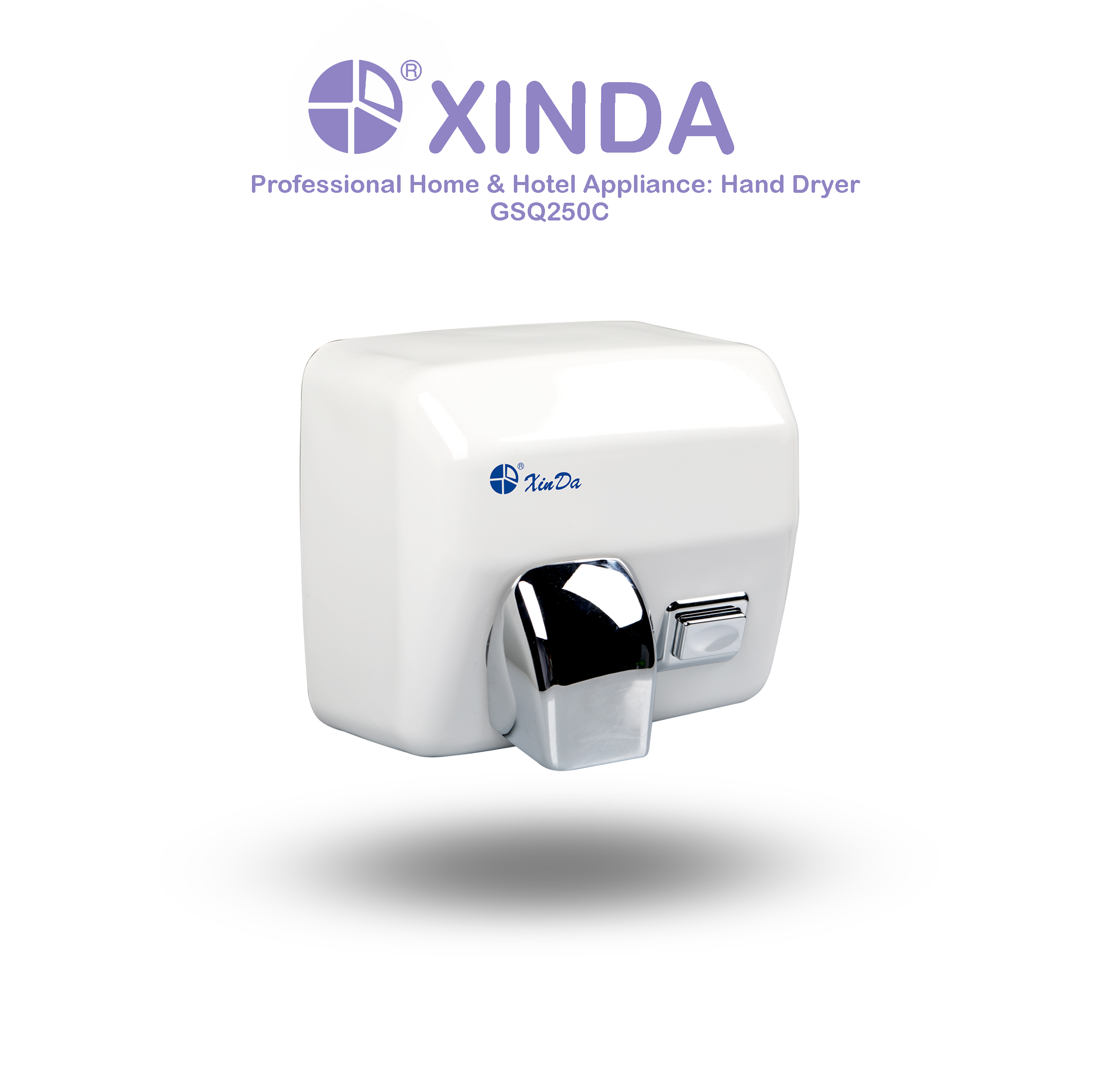 Der XinDa GSQ250C White Wholesale hochwertige batteriebetriebene automatische Händetrockner Händetrockner